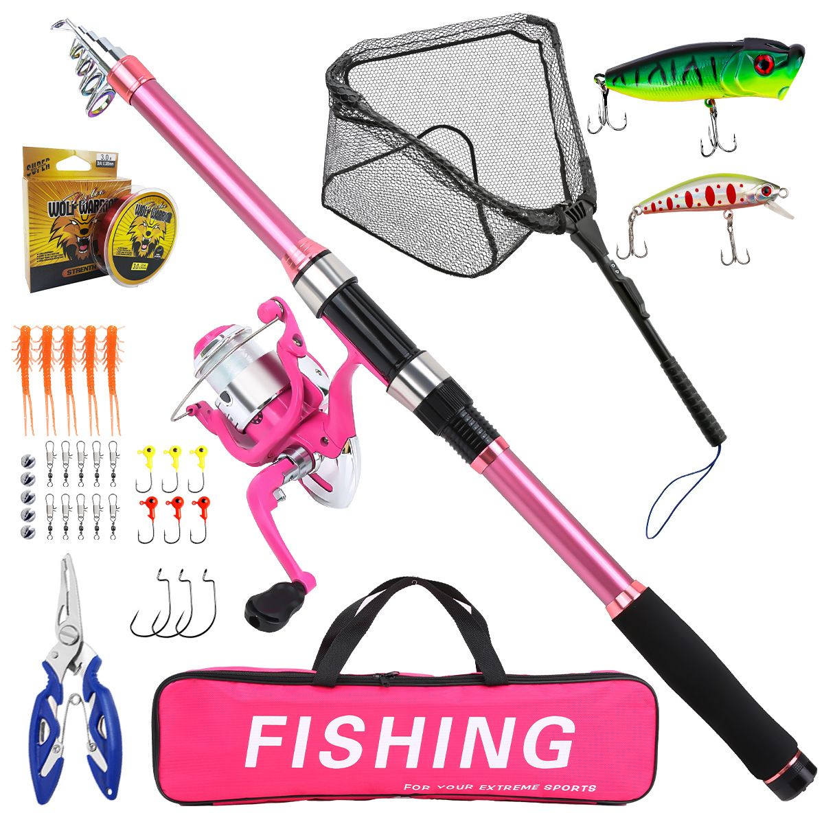 Fishing Rod Spinning - Set Peralatan Pancing Lengkap Dengan Joran