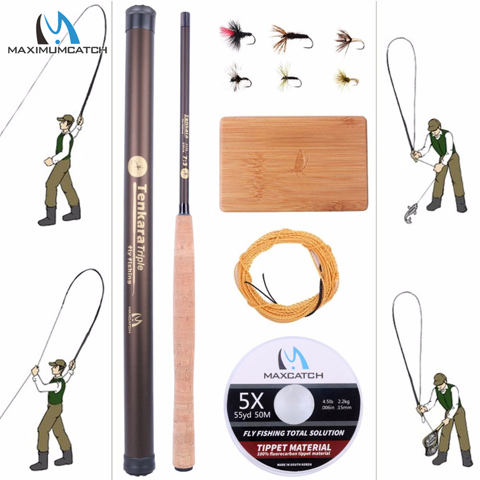 Fishing Rod Carbon Fiber - Pakaian Batang Maximumcatching 9-13FT V-tenkara IM10/36T