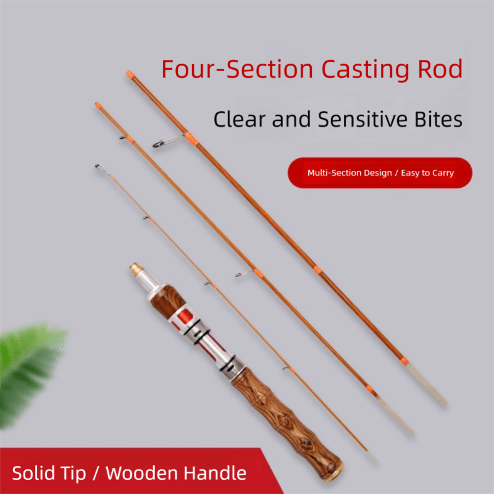 Joran Pancing Putar 4 Bagian K - Fishing Rod Carbon Fiber ulasan dan harga