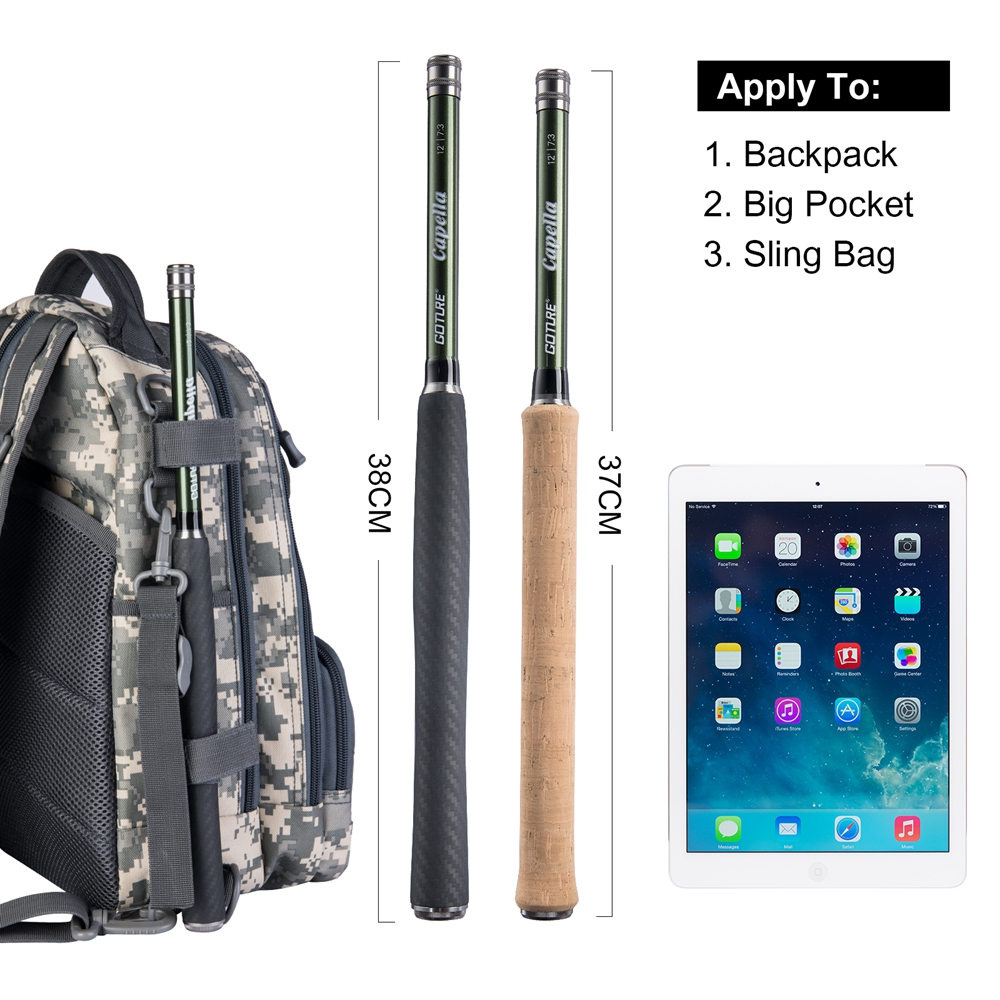 Goture Set joran pancing Tenka - Fishing Rod Carbon Fiber ulasan dan harga