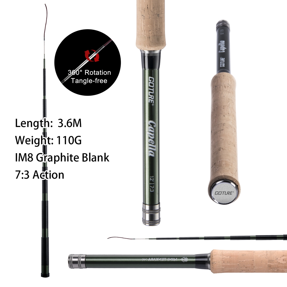 Goture Set joran pancing Tenka - Fishing Rod Carbon Fiber ulasan dan harga