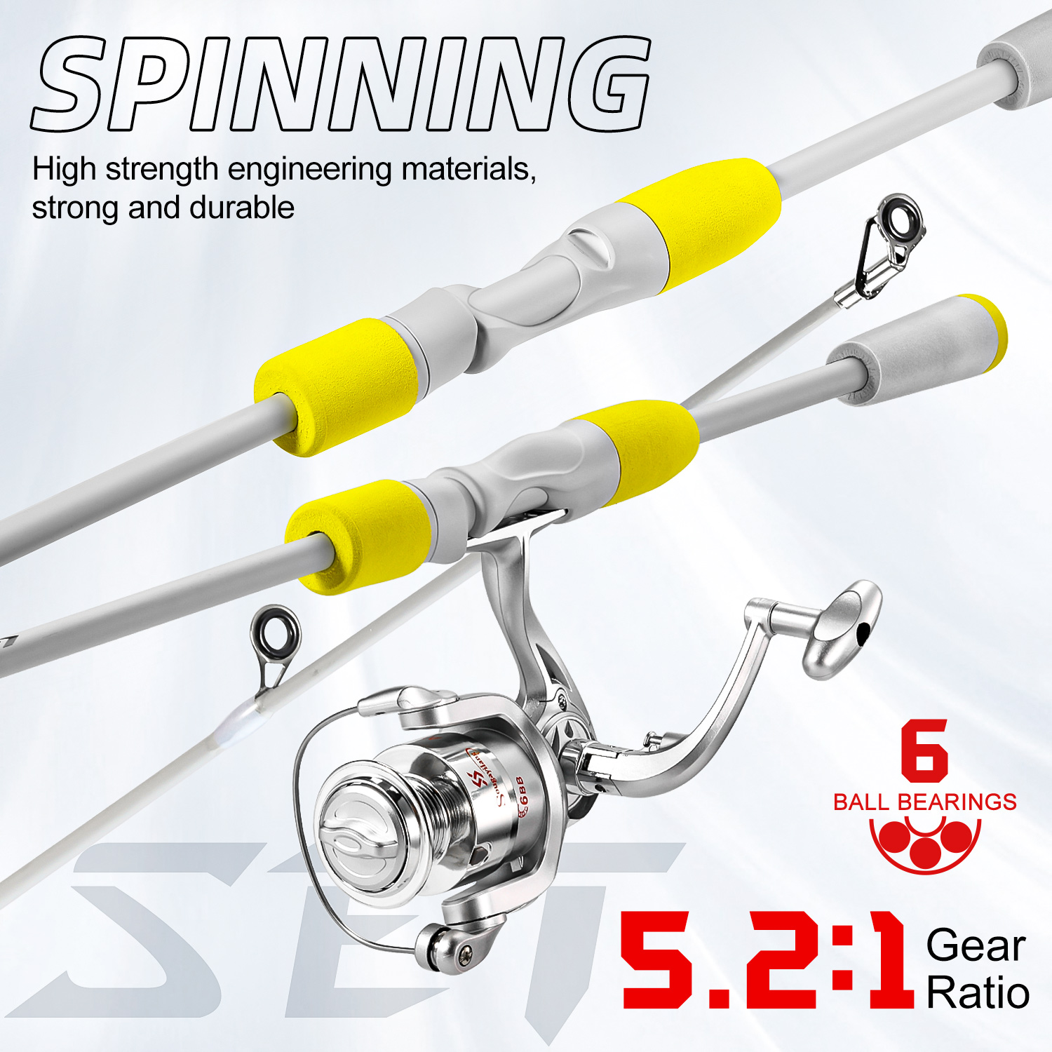 Sougayilang 2-section Spinning - Fishing Rod Carbon Fiber ulasan dan harga